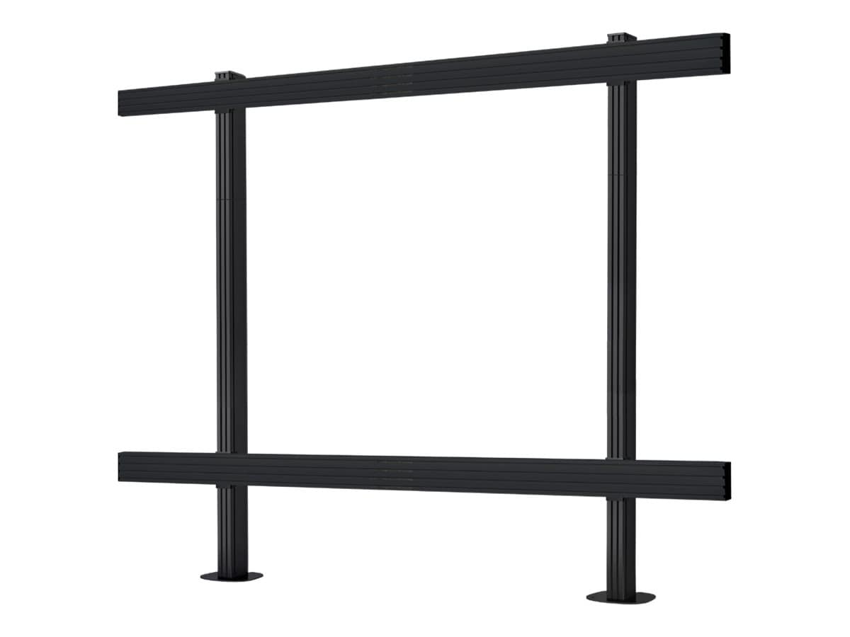 B-TECH System X BT9372 stand - bolt-down - for dvLED video wall - black