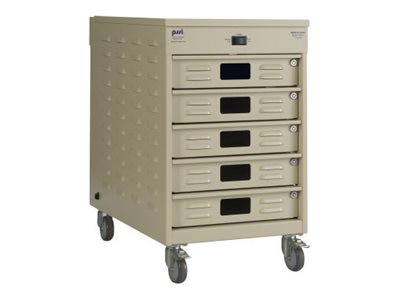 PSSI Dock & Lock 2029-L-7PE cart - for notebook - beige - TAA Compliant