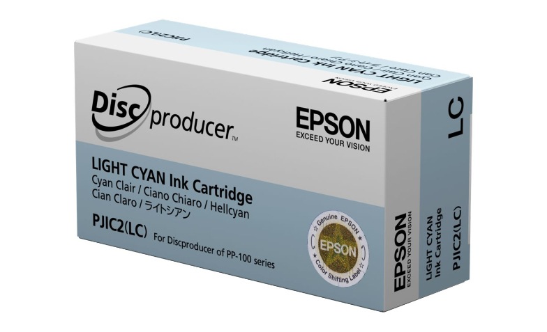 Epson Discproducer Ink PJIC7(LC) Light Cyan - C13S020689 - Inkjet