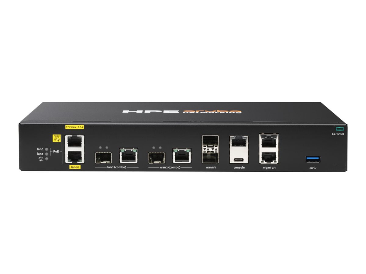 HPE Aruba Networking EdgeConnect 10108 SD-WAN Gateway - SD-WAN gateway - su