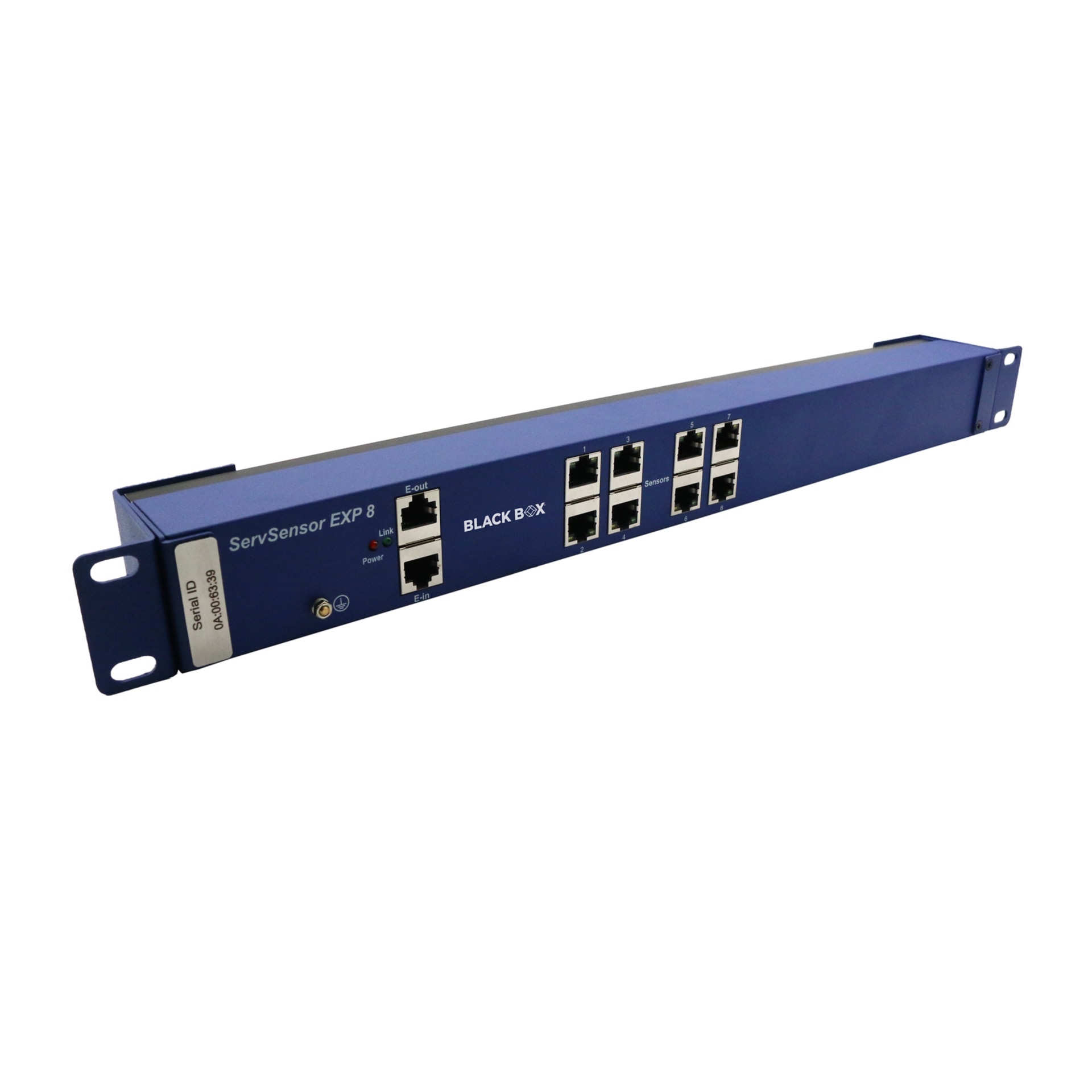 Sensor Expansion Hub - 8-Port, RJ45, Rackmount