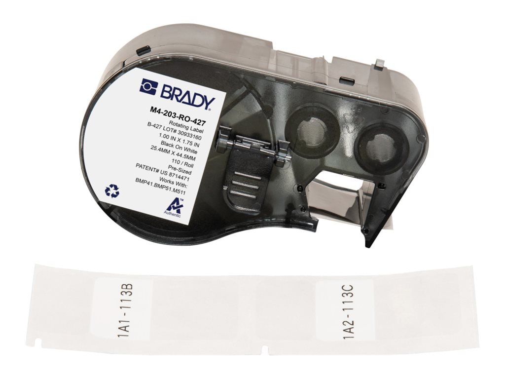 BRADY ADHESIVE LABELS