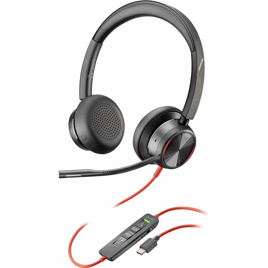 Poly Blackwire 8225 Binaural USB-C Wired Headset - TAA Compliant