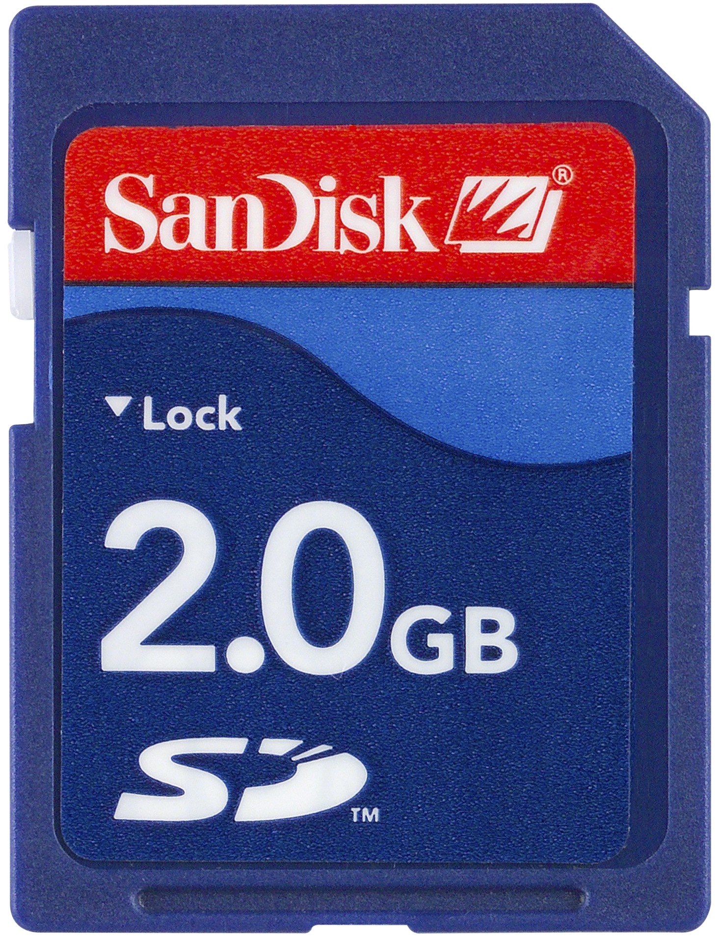 SanDisk flash memory card - 2 GB - SD