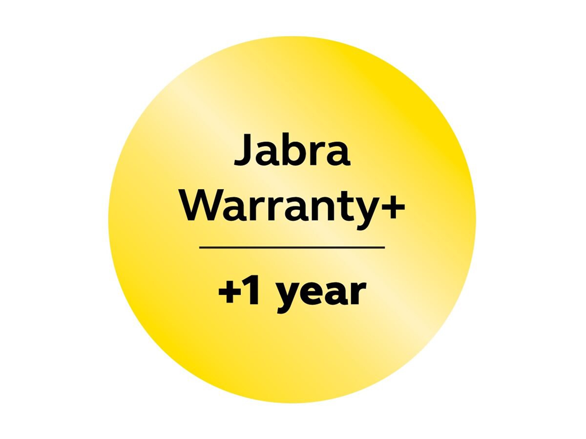 Jabra Warranty+ - extended service agreement - 1 year