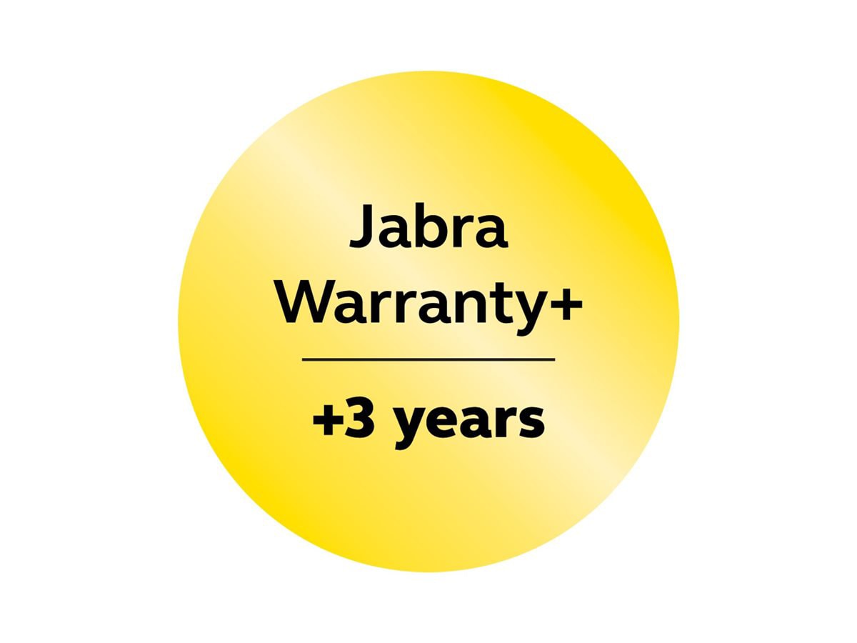 Jabra Warranty+ - extended service agreement - 3 years