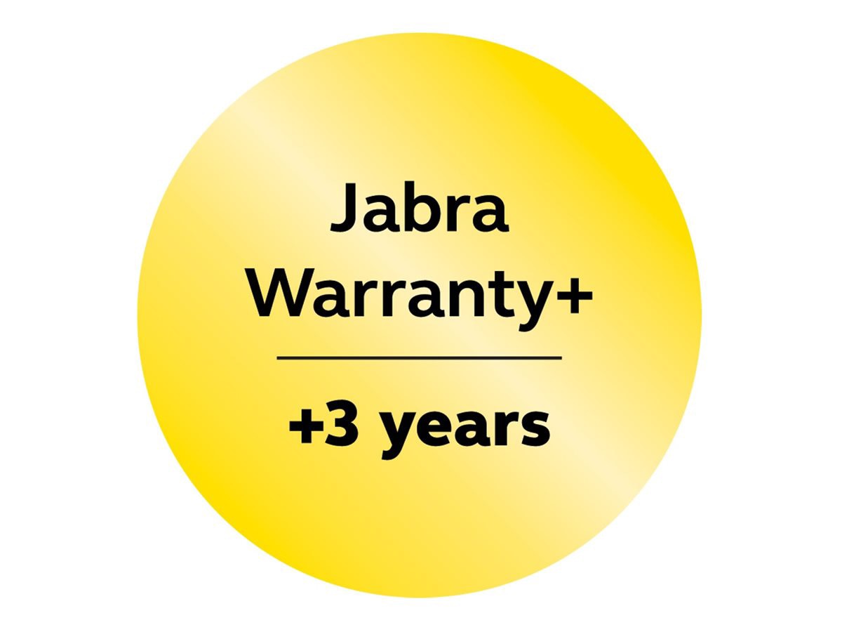 Jabra Warranty+ - extended service agreement - 3 years