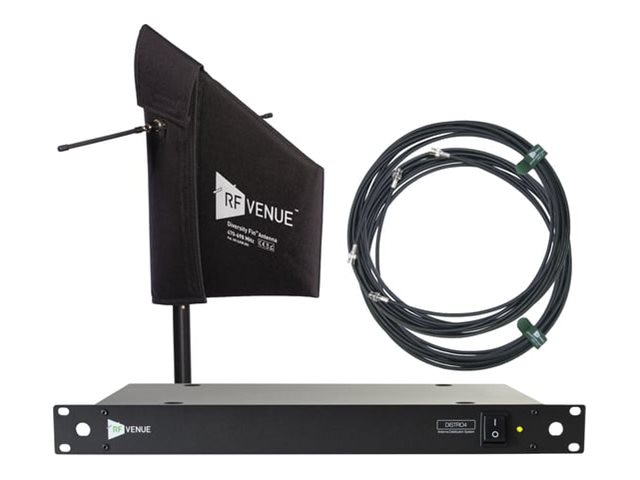 RF Venue DFIND9 - 4 Channel Wireless Microphone Upgrade Pack - antenna distribution system / antenna for wireless