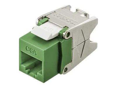 Hubbell NEXTSPEED network connector - green