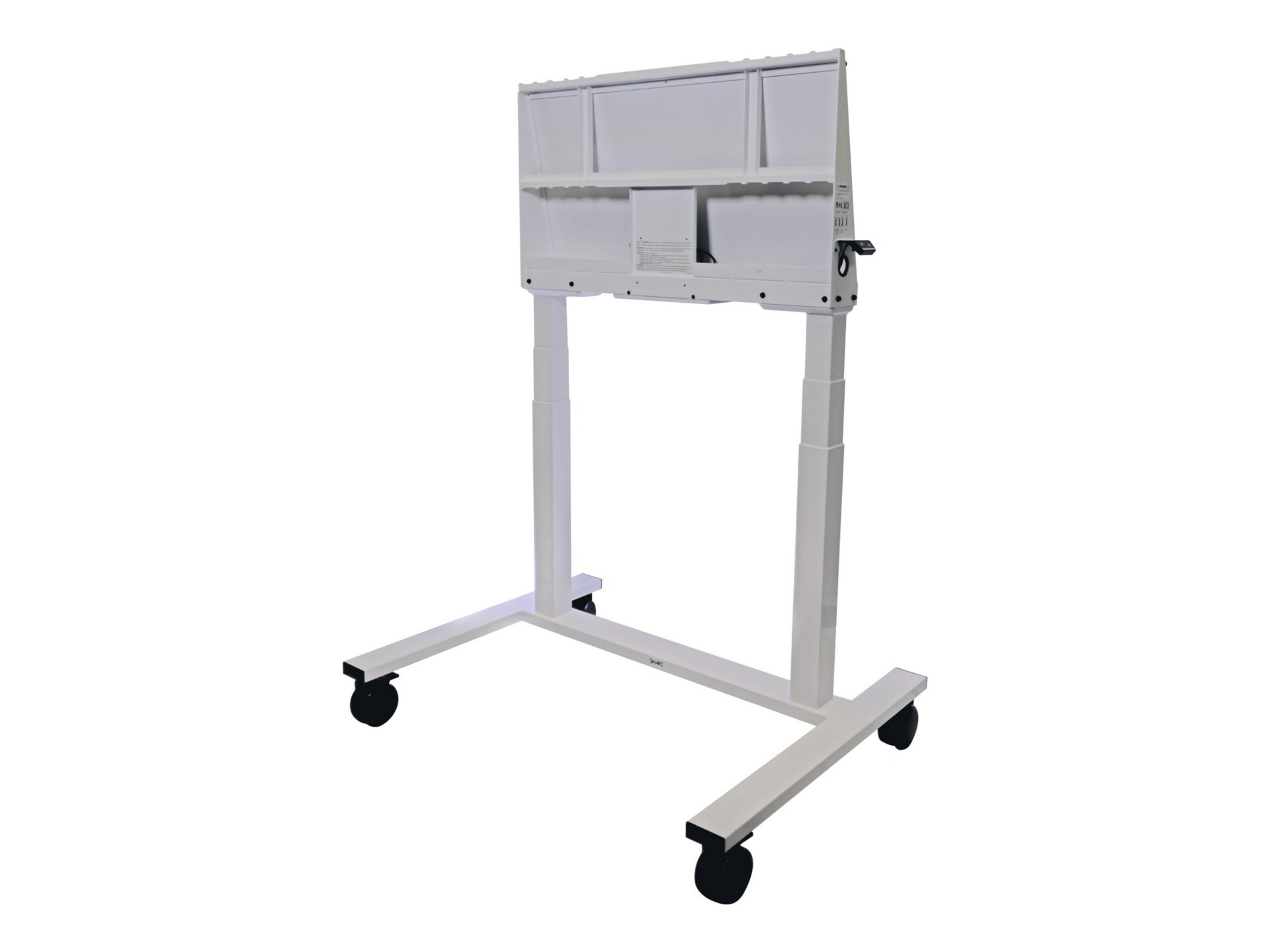 Smart cart - for interactive flat panel - white