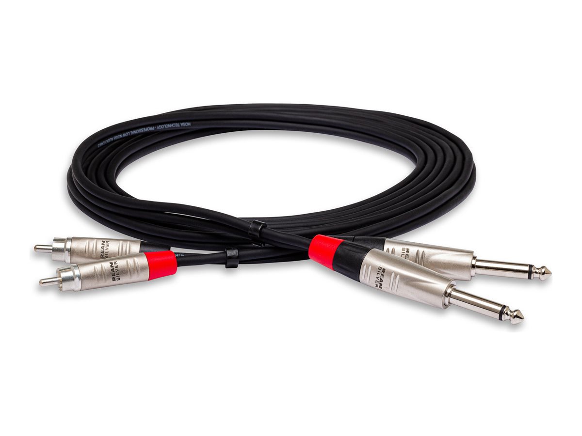 Hosa Pro Stereo Interconnect audio cable - 5 ft