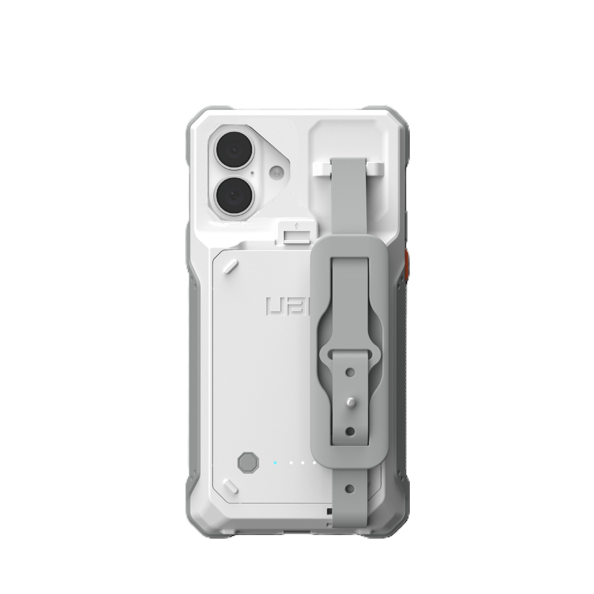 UAG Healthcare Battery Case for iPhone 16 with Handstrap - White
