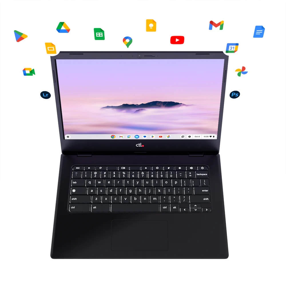 Thumbnail 4 of 10 for CTL Chromebook Plus PX141GX - 14" FHD - Intel Core i3-N305 - 8GB RAM - 128GB UFS - Chrome OS