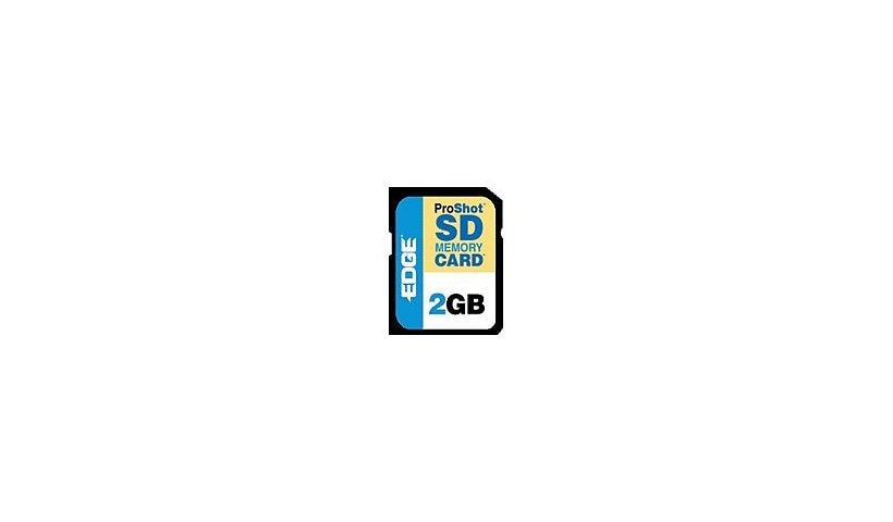 EDGE Digital Media ProShot - flash memory card - 2 GB - SD
