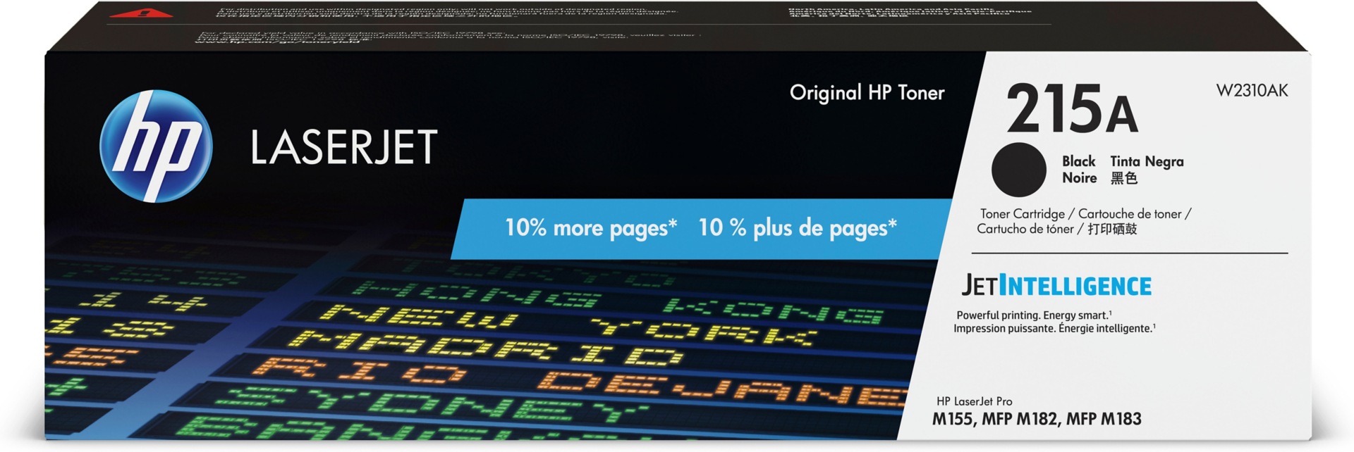 HP 215A Black Original LaserJet Toner Cartridge - Standard Yield - Compatible with M182/M183 Series