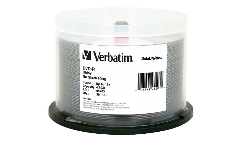 Verbatim DataLifePlus - DVD-R x 50 - 4.7 GB - storage media