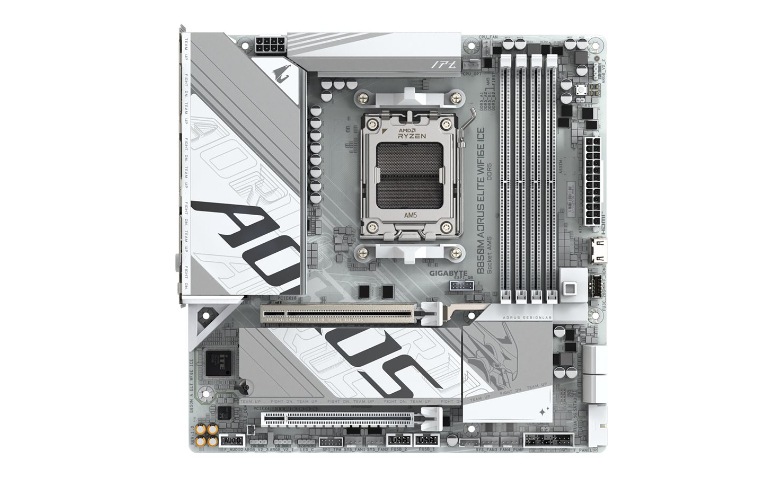 AORUS B850M ELITE WIFI6E ICE - motherboard - micro ATX - Socket