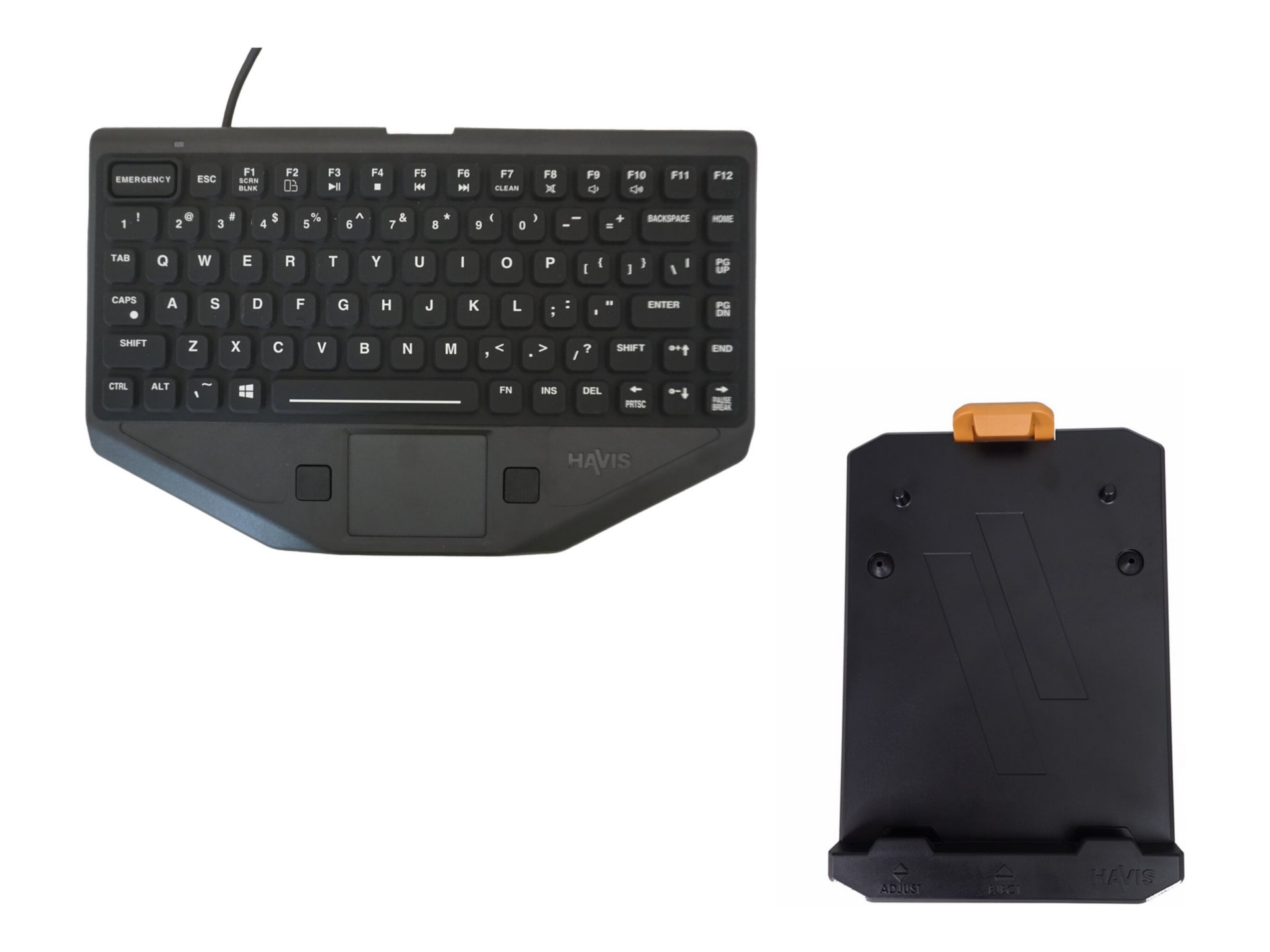 Havis PKG-KB-2001 - keyboard - with mount, includes emergency key - with to