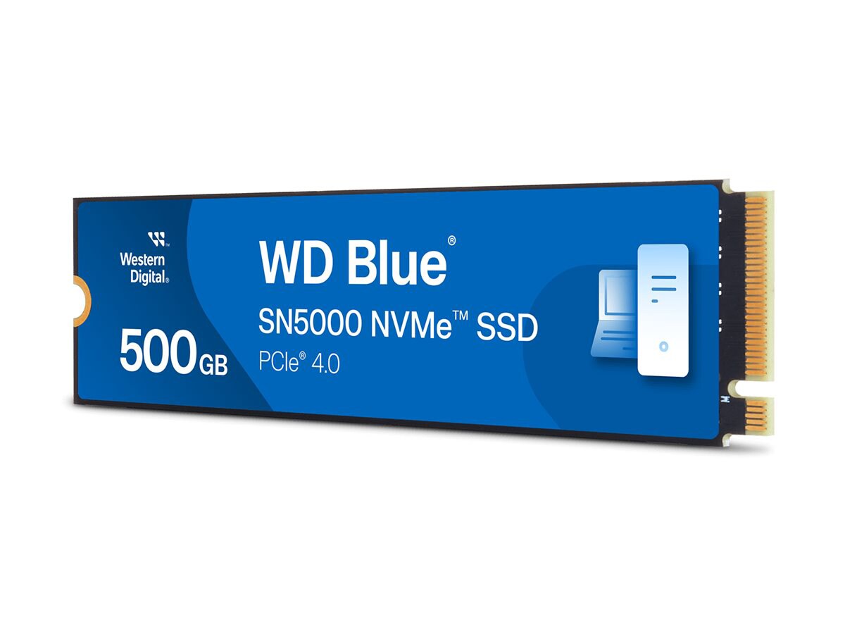 WD Blue SN5000 WDS500G4B0E-00CNZ0 - SSD - 500 GB - PCIe 4.0 x4 (NVMe)
