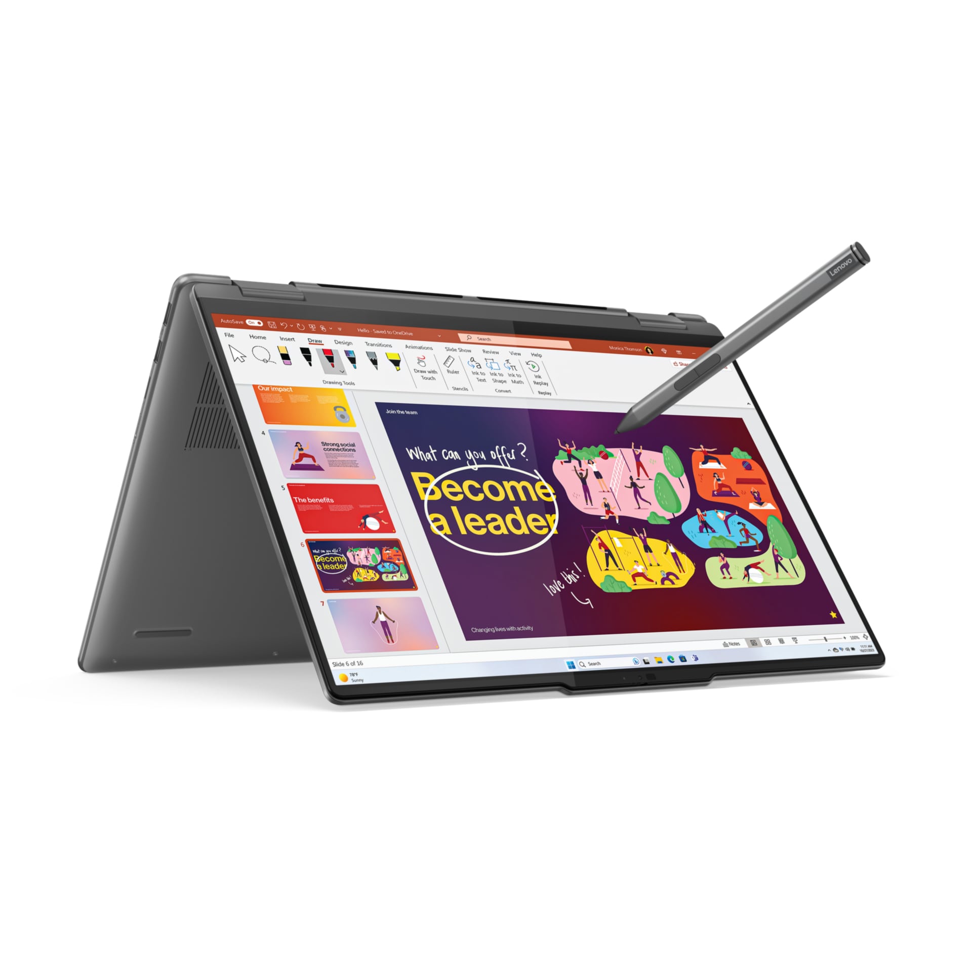 Yoga 7 2-in-1 16IML9 - Intel Core Ultra 7 155U - 16GB LPDDR5x - 1TB SSD - 16" Touchscreen - Windows 11 Home