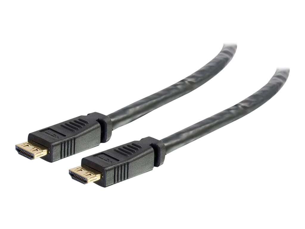 C2G 15ft 4K HDMI Cable with Gripping Connectors - High Speed - Plenum Rated