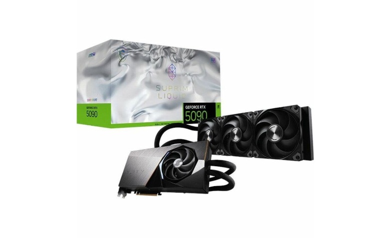 MSI RTX 5090 32G SUPRIM LIQUID SOC - G5090-32SLS - Graphic Cards