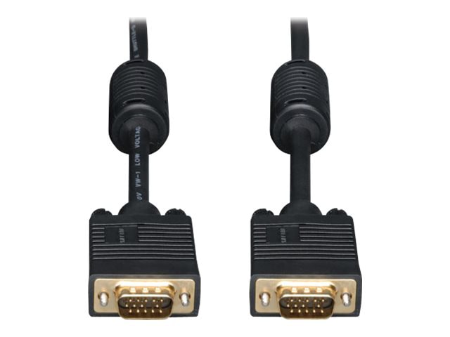 Eaton Tripp Lite Series VGA High-Resolution RGB Coaxial Cable (HD15 M/M), 25 ft. (7.62 m) - VGA cable - 25 ft