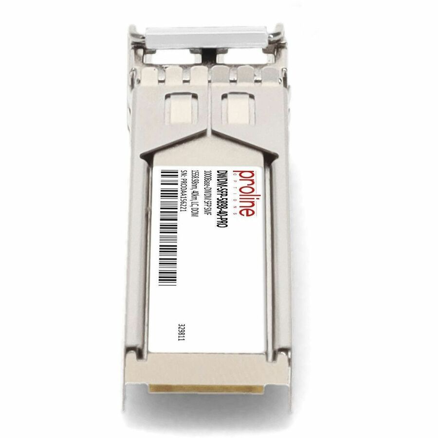 Thumbnail 5 of 9 for Proline Cisco® DWDM-SFP-5898-40 Compatible TAA 1000Base-DWDM SFP Transceiver C-Band 100GHz (SMF, 1558.98nm, 40km, LC,