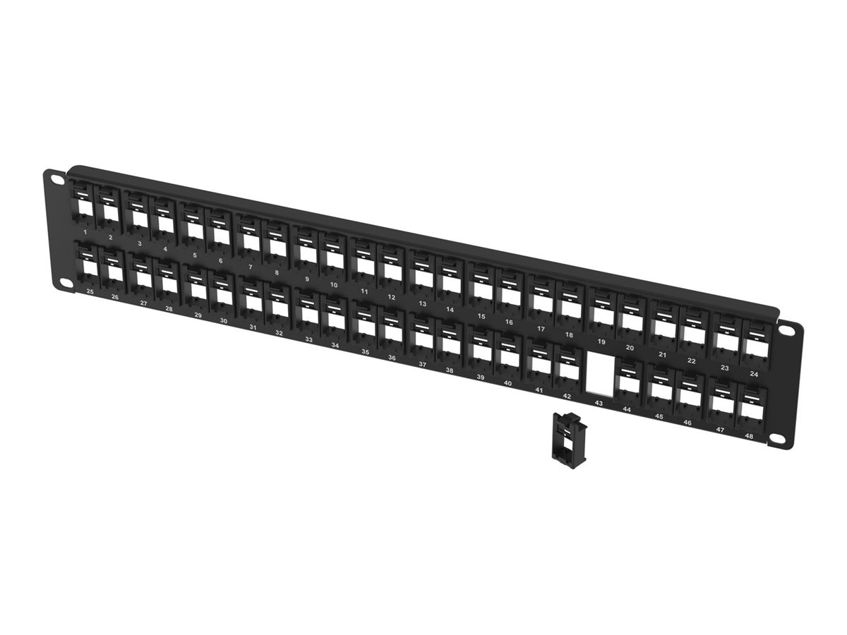 Ortronics - patch panel mounting bracket - 2U