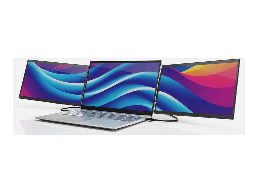 Luxor SideTrak Swivel Pro Touch Triple HD 13.3" Attachable Portable Monitor