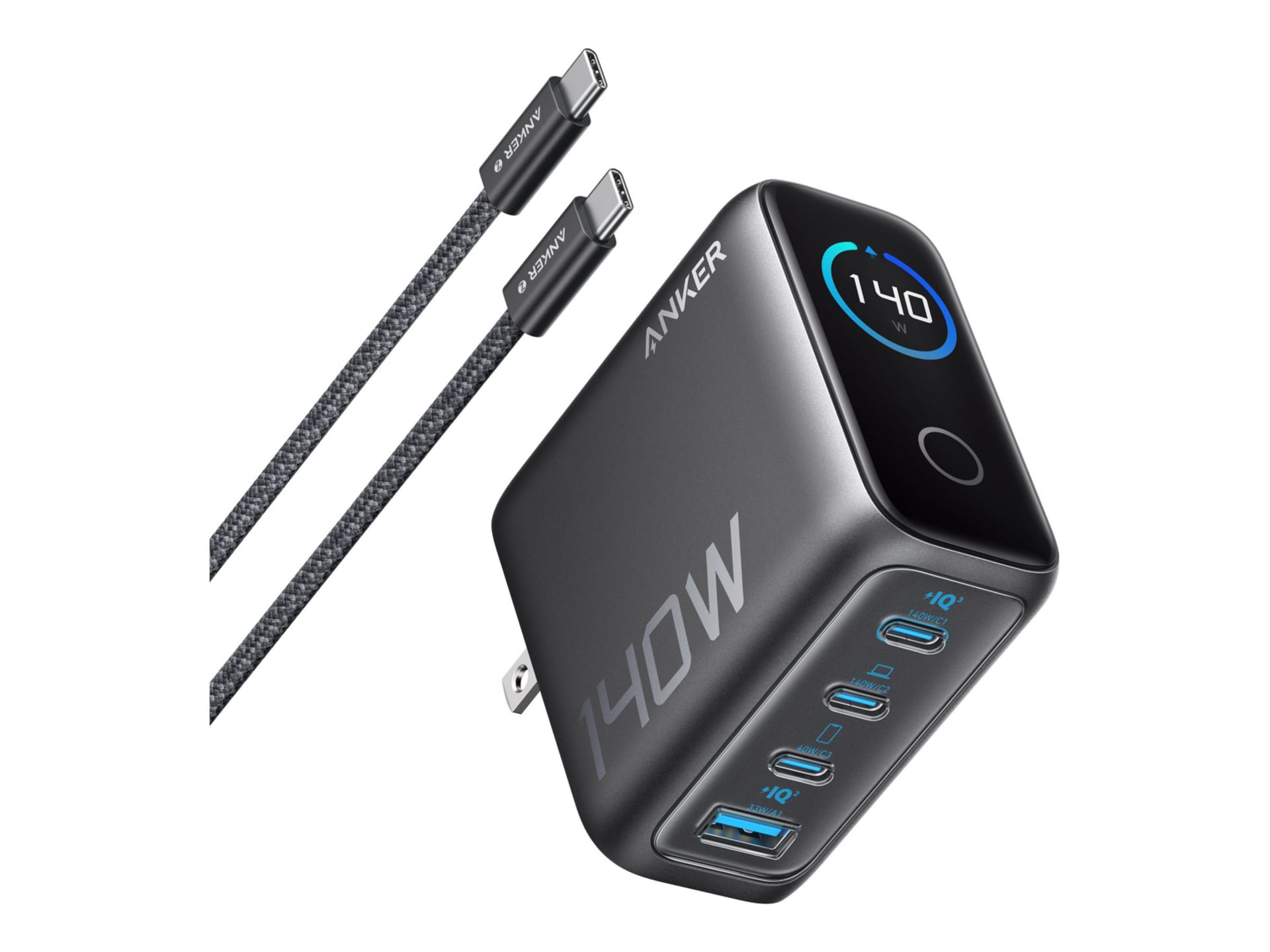 Anker power adapter - 24 pin USB-C - 140 Watt