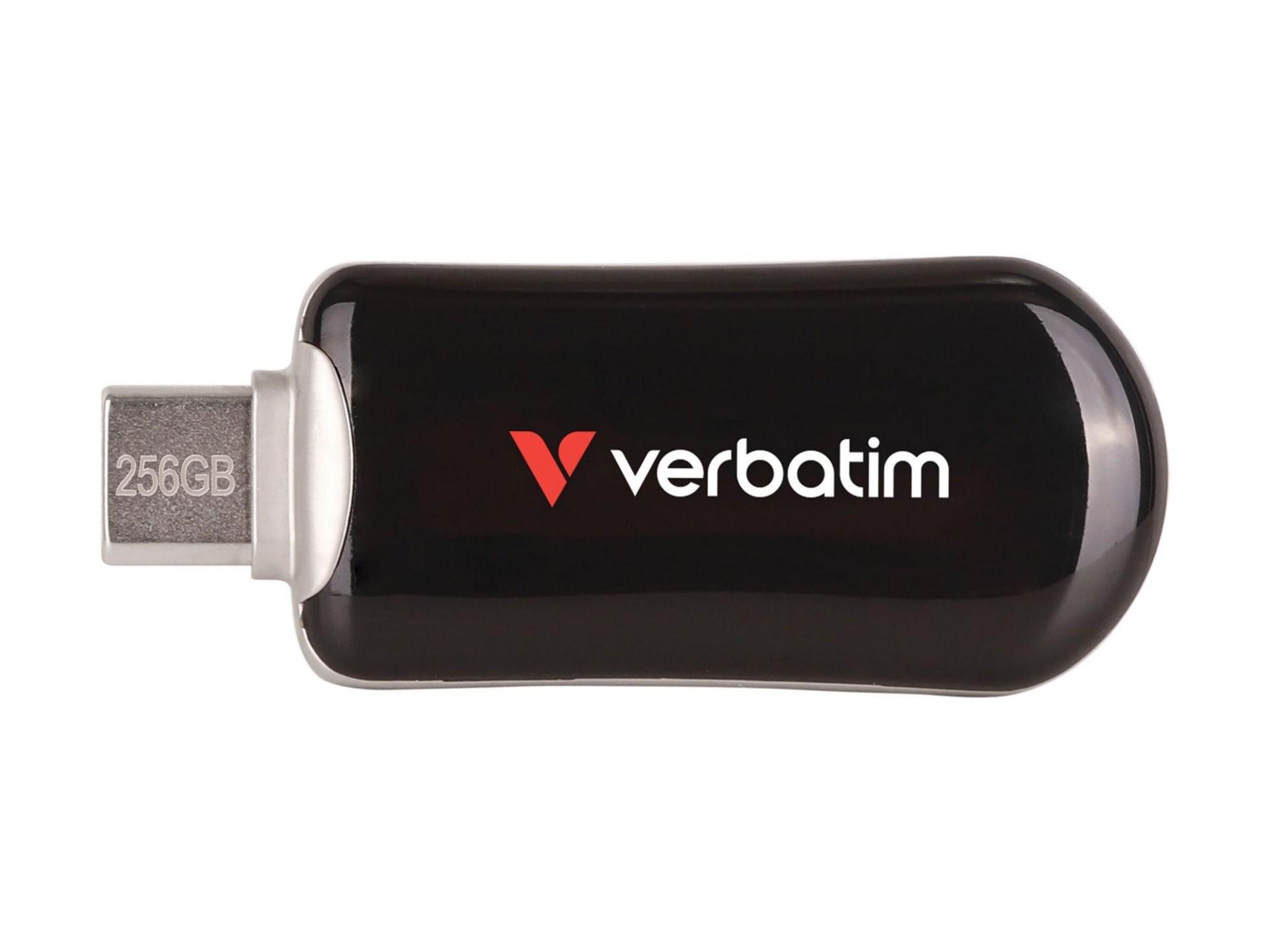 Verbatim 256GB Plectra USB-C Flash Drive – Black