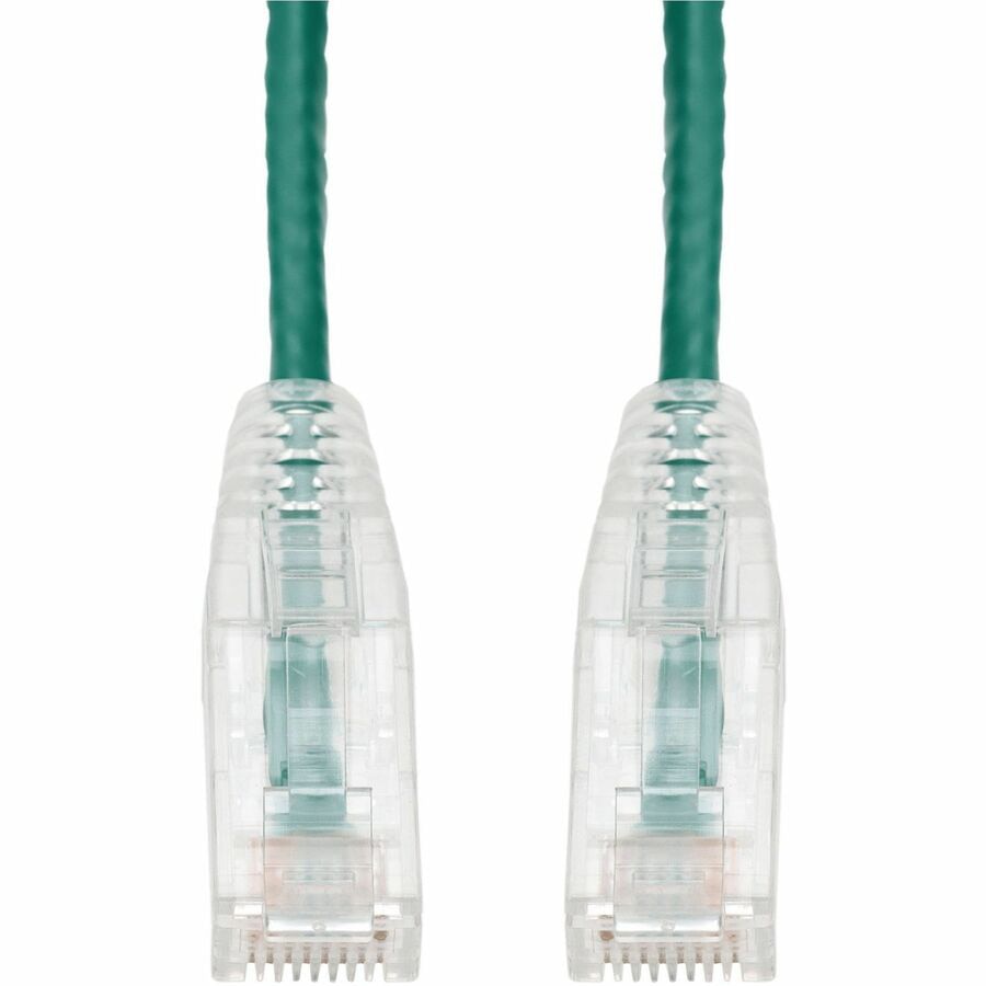 Proline 5ft Green CAT 6A Slim PVC Ethernet Cable Snagless Clear-Claw TAA RJ-45 M/M