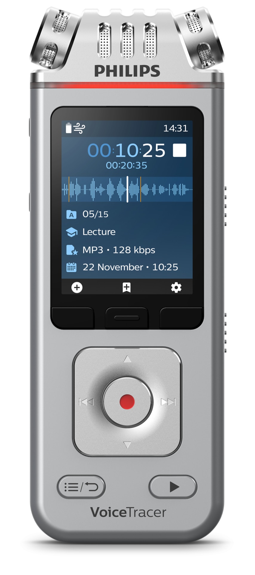 Philips DVT4115 VoiceTracer Audio Recorder