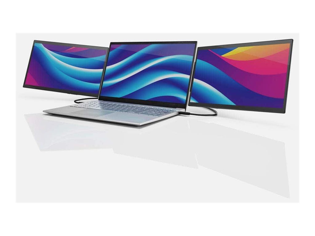 Luxor SideTrak Swivel Pro Touch Triple - LCD monitor - 13.3"
