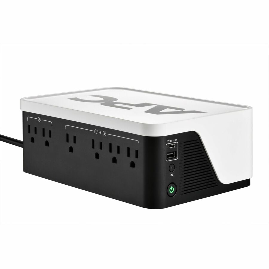 APC Back-UPS, 500VA/300W, Floor/Wall Mount, 120V, 6x NEMA 5-15R outlets, US