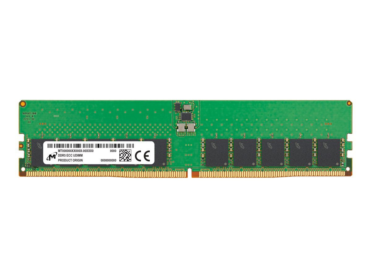 Micron - DDR5 - module - 32 GB - DIMM 288-pin - 5600 MHz / PC5-44800 - unbuffered
