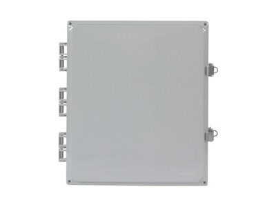 Ventev network device enclosure - 14"x12"x6", NEMA, with solid door, latch lock