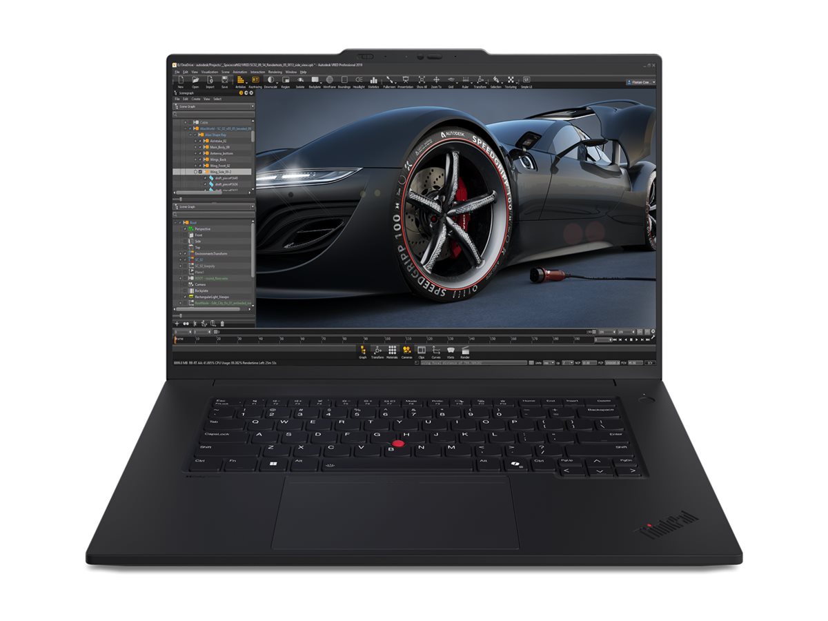Lenovo ThinkPad P1 Gen 7 - AI Ready - 16" - Intel Core Ultra 7 - 155H - Evo - 32 GB RAM - 1 TB SSD - English