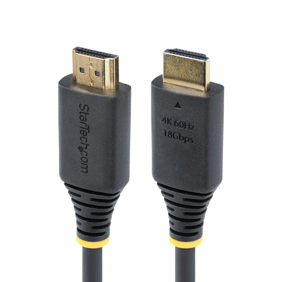 StarTech.com 1ft (30cm) High Speed HDMI Cable, 4K 60Hz/1440p 144Hz, 18Gbps,