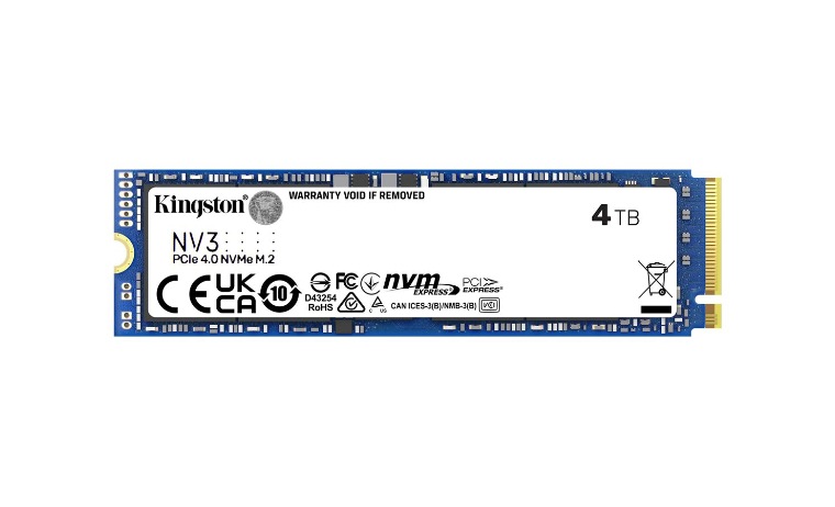 Toma 新品Kingston NV3 PCIe 4.0 SSD 1TB Kingston NV3 - SSD - 4 TB - PCIe 4.0 x4 (NVMe) - SNV3S/4000G
