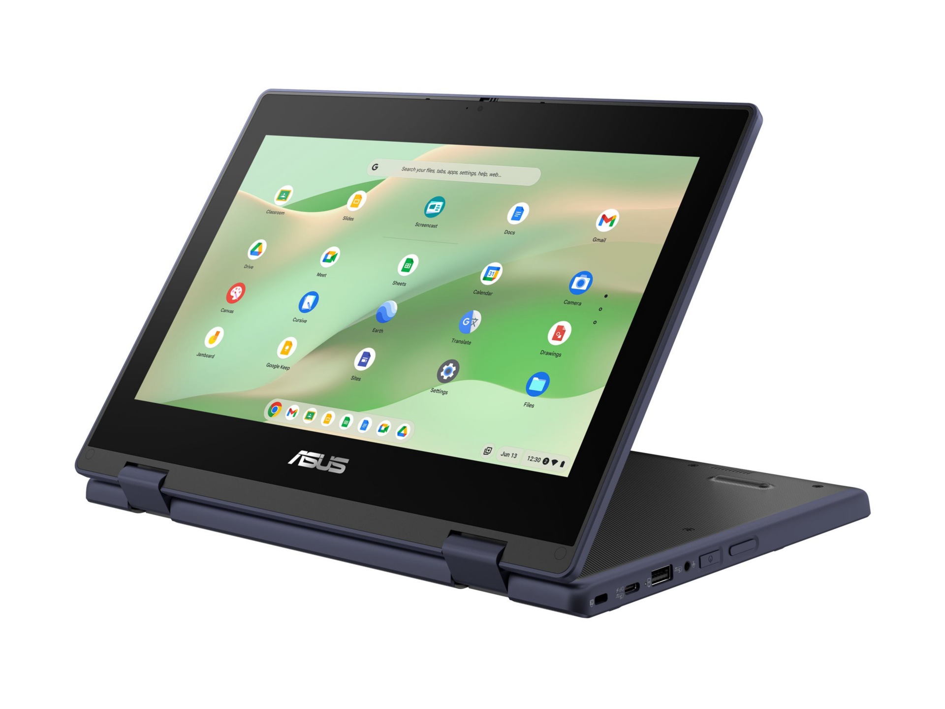 Thumbnail 2 of 13 for ASUS Chromebook CR11 Flip CR1104FTA-YZ42T - 11.6" - Intel N-series - N150 - 4 GB RAM - 32 GB eMMC