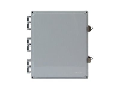 Ventev network device enclosure - NEMA, with solid door , latch lock, 12"x10"x6"