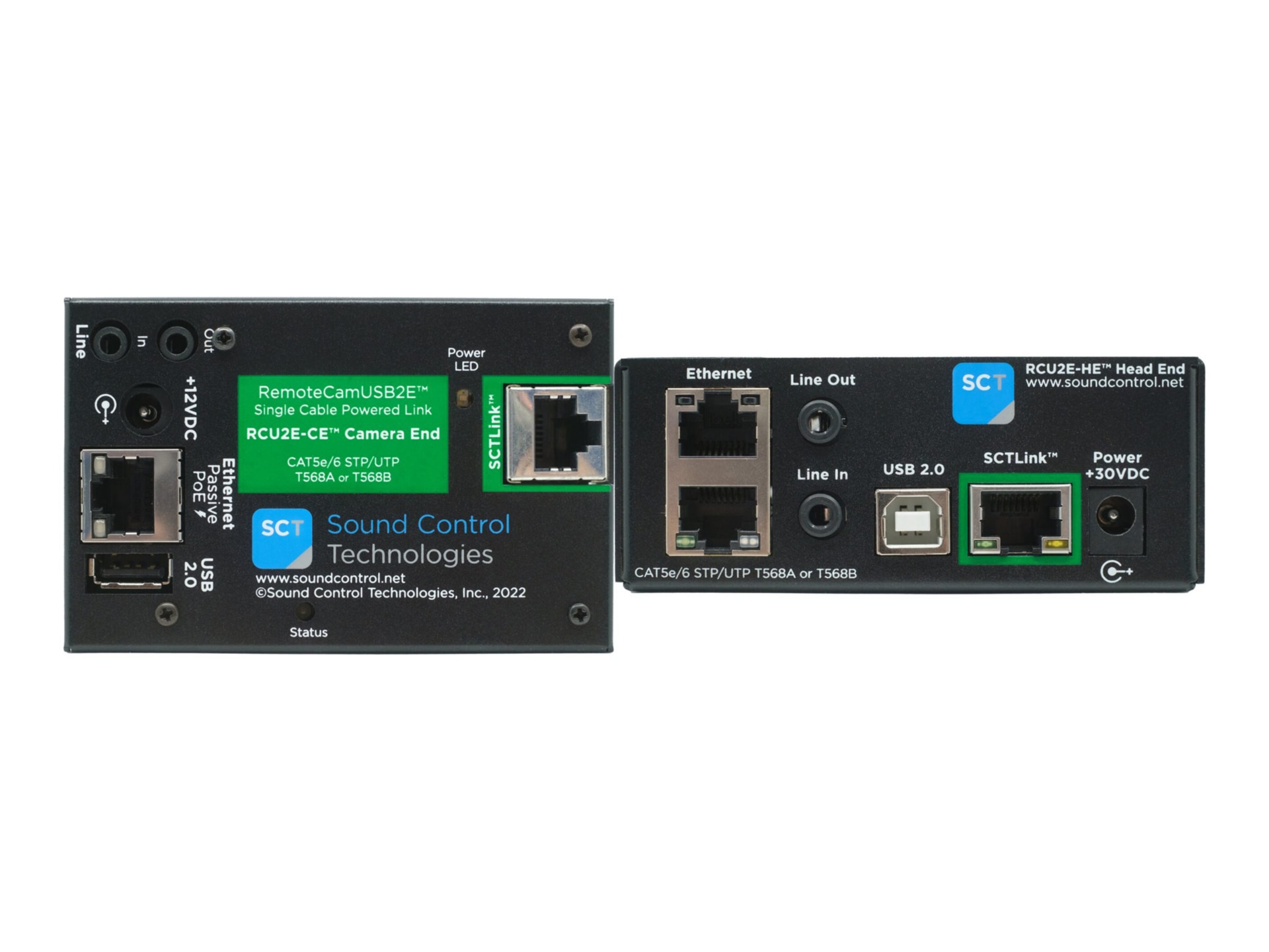 Sound Control RemoteCamUSB2E RCU2E-C00 - video/audio/USB/network/power exte