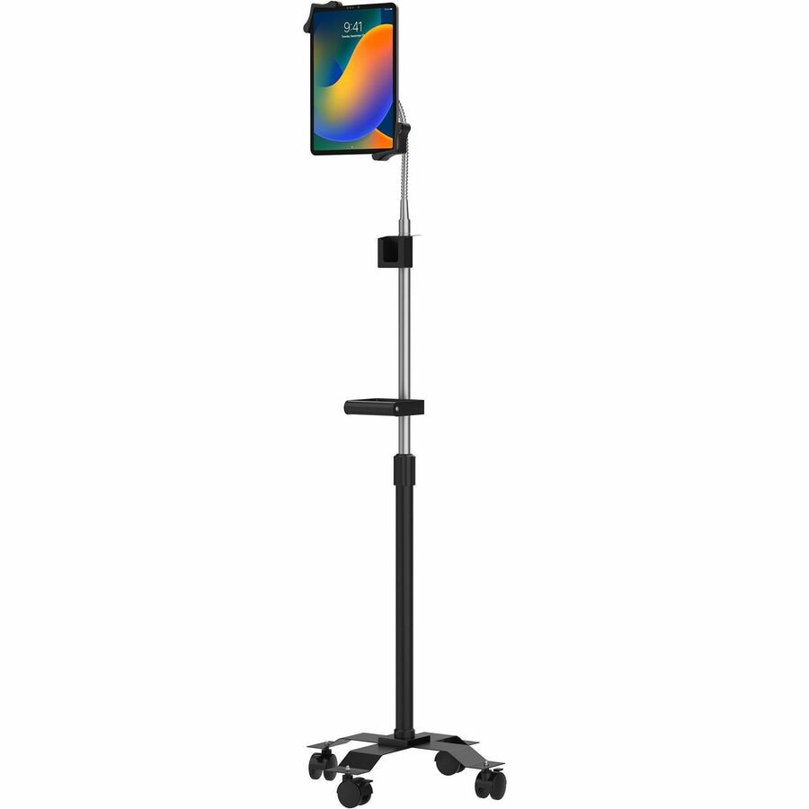 CTA Digital Compact Mobile Gooseneck Floor Stand with Handle for 7-13 Inch
