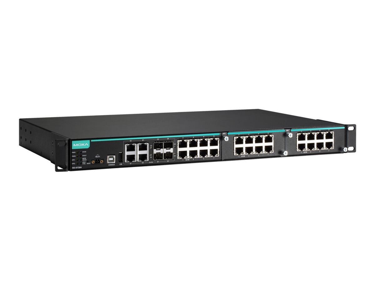 Moxa IKS-6728A Series IKS-6728A-8POE-4GTXSFP-48-T - switch - 8 ports - managed - rack-mountable