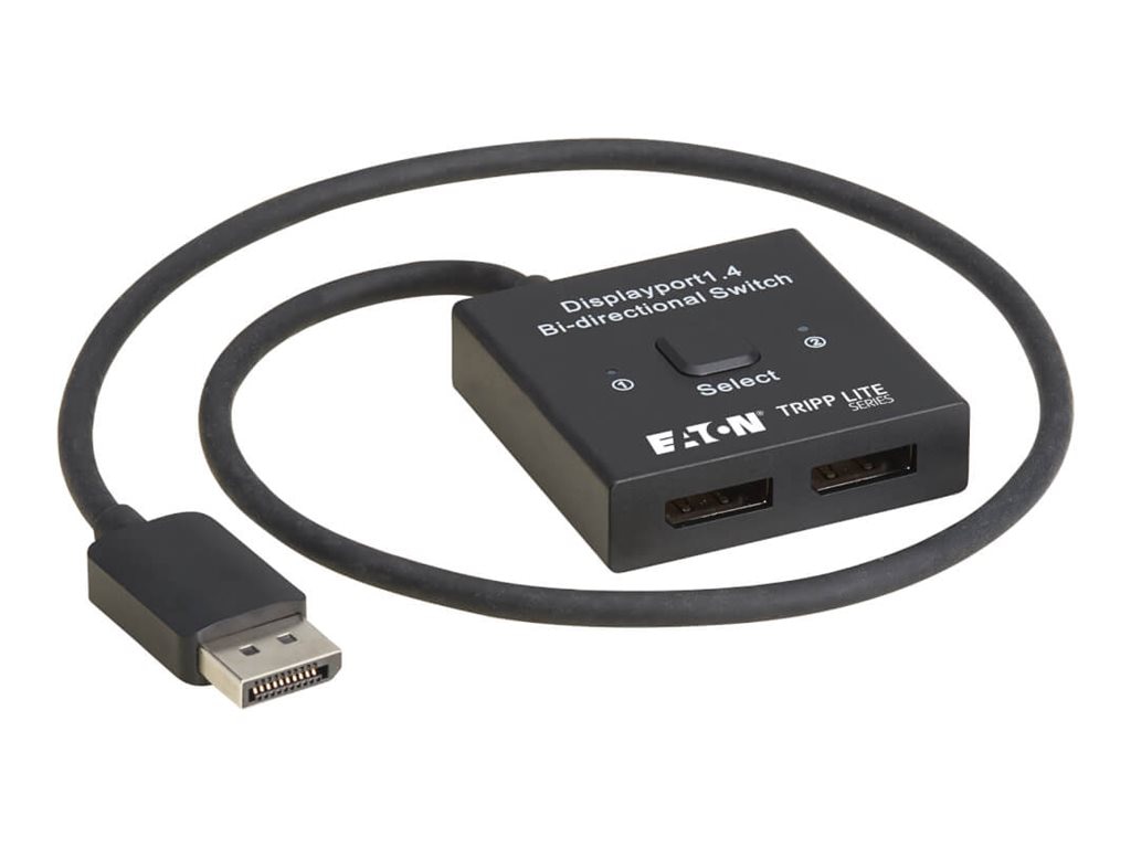 Eaton Tripp Lite Series 2x1 Bi-Directional DisplayPort Switch - 4K 120 Hz o