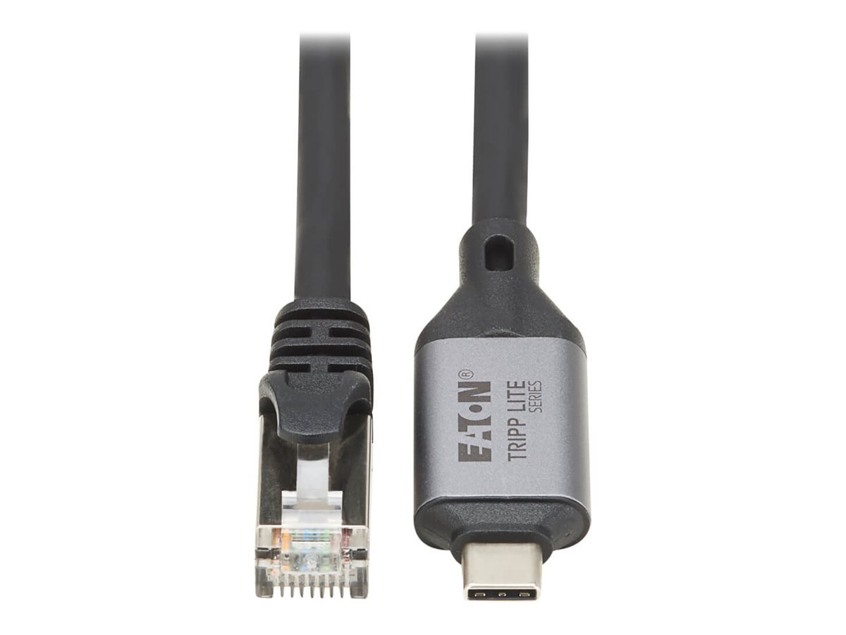 Eaton Tripp Lite Series USB-C to RJ45 Gigabit Ethernet Cable (M/M) - USB 3.2 Gen 1, 1 m (3.3 ft.)
