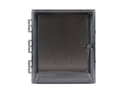 Ventev network device enclosure - NEMA, with clear door , key lock, 35.6x30.5x15.2 cm