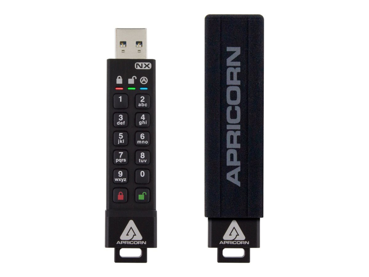 Apricorn Aegis Secure Key 3NX - USB flash drive - 512 GB - TAA Compliant
